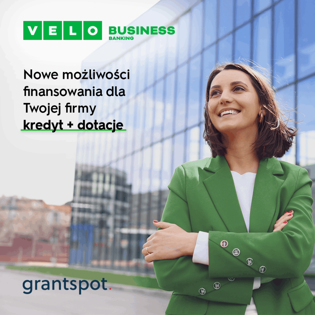 
VeloBank i Grantspot łączą siły, by wspierać rozwój polskich firm 