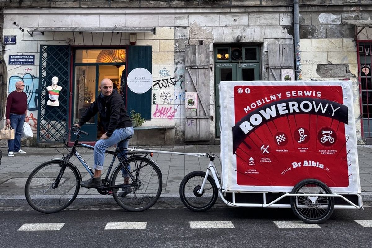 Eko firmy chętniej korzystają z oferty mobilnego serwisu rowerów